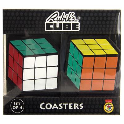 Paladone Products Rubik's Cube - Pack de 4 sous-verres - Publicité Paladone Products Rubik's Cube - Pack de 4 sous-verres - Publicité