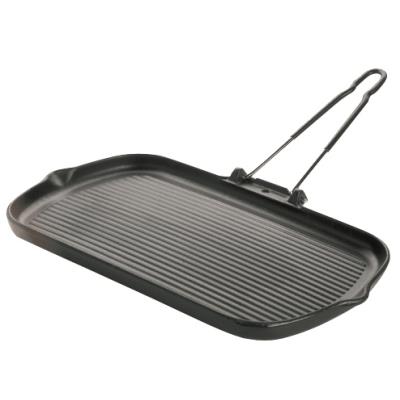 La Brunoise Grill professionnel fonte émaillé/rectangle - Largeur 375mm - Publicité La Brunoise Grill professionnel fonte émaillé/rectangle - Largeur 375mm - Publicité