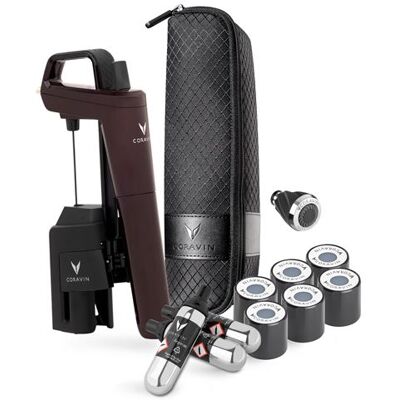 Systeme de vin au verre Coravin Timeless 6+ Edition Limitee Rouge Hermitage Noir Rouge - Publicité Systeme de vin au verre Coravin Timeless 6+ Edition Limitee Rouge Hermitage Noir Rouge - Publicité