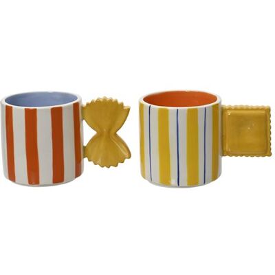 Kaemingk Mug dolomite pate, 2 couleurs assorties - Publicité Kaemingk Mug dolomite pate, 2 couleurs assorties - Publicité