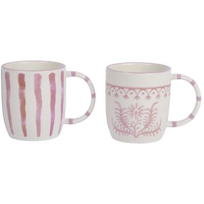 Mug porcelaine Kaemingk rose, 2 couleurs assorties Rose - Publicité Mug porcelaine Kaemingk rose, 2 couleurs assorties Rose - Publicité