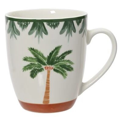 Mug Kaemingk porcelaine palmier - Publicité Mug Kaemingk porcelaine palmier - Publicité