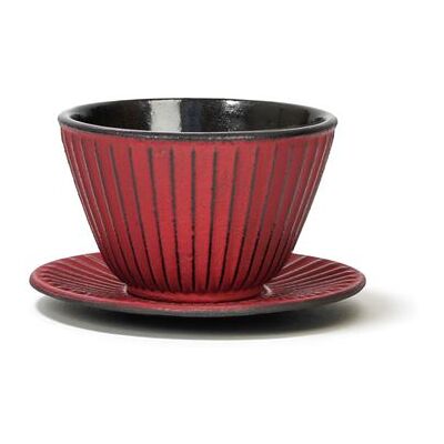 Nature et Découvertes Tasse en Fonte Netsu 61181120 Rouge Rouge - Publicité Nature et Découvertes Tasse en Fonte Netsu 61181120 Rouge Rouge - Publicité
