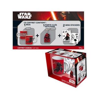 Coffret cadeau Star Wars Kylo Ren ABYstyle 1 mug 320ml et 1 porte-clés en PVC + 2 mini-stickers - Publicité Coffret cadeau Star Wars Kylo Ren ABYstyle 1 mug 320ml et 1 porte-clés en PVC + 2 mini-stickers - Publicité