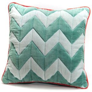 Non communiqué Coussin Zig Zag 45x45 cm en velours vert - Amadeus - - Tissu Vert - Publicité Non communiqué Coussin Zig Zag 45x45 cm en velours vert - Amadeus - - Tissu Vert - Publicité