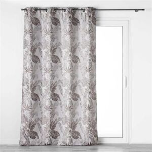 Non communiqué Rideau à Œillets Imprimé "Faggy" 140x260cm Taupe Marron - Publicité Non communiqué Rideau à Œillets Imprimé "Faggy" 140x260cm Taupe Marron - Publicité