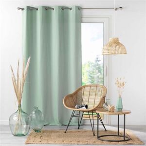 Non communiqué Rideau à Œillets "Absolu" 140x260cm Sauge Vert - Publicité Non communiqué Rideau à Œillets "Absolu" 140x260cm Sauge Vert - Publicité