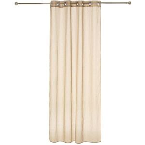 Paris Prix Atmosphera Créateur d'intérieur - Rideau Voilage "Rayure" 140x240cm Lin Beige - Publicité Paris Prix Atmosphera Créateur d'intérieur - Rideau Voilage "Rayure" 140x240cm Lin Beige - Publicité