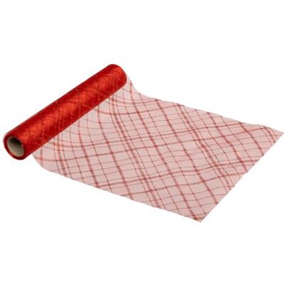 Non communiqué Atmosphera Créateur d'intérieur - Chemin de Table en Tissu "Carreaux" 28x500cm Rouge Rouge - Publicité Non communiqué Atmosphera Créateur d'intérieur - Chemin de Table en Tissu "Carreaux" 28x500cm Rouge Rouge - Publicité