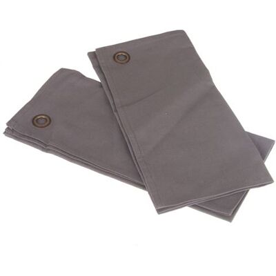 Atmosphera - 2 Torchons - Coton - Gris Gris - Publicité Atmosphera - 2 Torchons - Coton - Gris Gris - Publicité