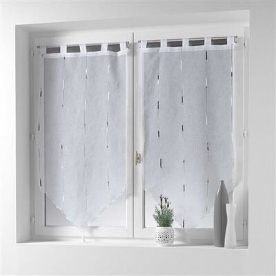Douceur d'Intérieur Paire de rideaux - Pompons, passants, velours - curtains - Publicité Douceur d'Intérieur Paire de rideaux - Pompons, passants, velours - curtains - Publicité