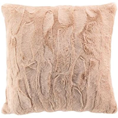 Non communiqué Housse de Coussin Imitation Fourrure "Foxy" 40x40cm Sable Marron - Publicité Non communiqué Housse de Coussin Imitation Fourrure "Foxy" 40x40cm Sable Marron - Publicité