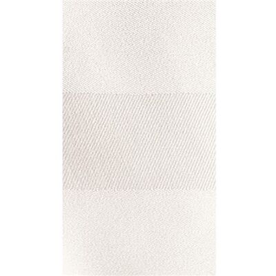 Mitre - Serviette coton bande satin - Blanche - Publicité Mitre - Serviette coton bande satin - Blanche - Publicité