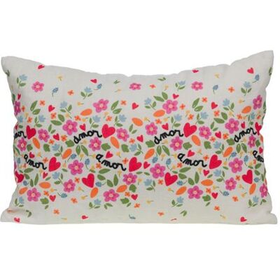 Non communiqué Coussin Amor Amor 40x60 cm - Amadeus - Multicolore - Tissu Multicolore - Publicité Non communiqué Coussin Amor Amor 40x60 cm - Amadeus - Multicolore - Tissu Multicolore - Publicité