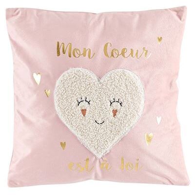 Non communiqué Coussin déco lilylove Rose - Publicité Non communiqué Coussin déco lilylove Rose - Publicité