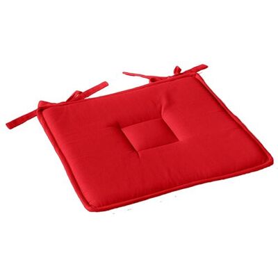 IDEKO Pancake coton - Rouge 40x40 cm Coussin - Publicité IDEKO Pancake coton - Rouge 40x40 cm Coussin - Publicité