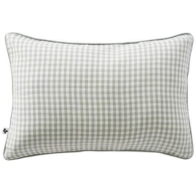 Non communiqué Coussin Déhoussable 40x60cm Gaze de Coton Vichy Coloris Eucalyptus - JOEL - ALTOBUY Vert - Publicité Non communiqué Coussin Déhoussable 40x60cm Gaze de Coton Vichy Coloris Eucalyptus - JOEL - ALTOBUY Vert - Publicité