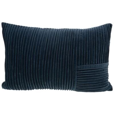Non communiqué Coussin plis en velours bleu - Amadeus - Bleu - Tissu Bleu - Publicité Non communiqué Coussin plis en velours bleu - Amadeus - Bleu - Tissu Bleu - Publicité
