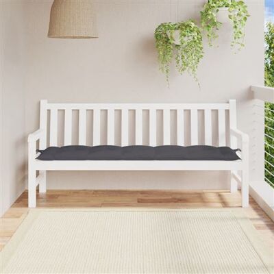 Non communiqué vidaXL Tuinbankkussen 180x50x7 cm oxford stof antracietkleurig314968 Anthracite - Publicité Non communiqué vidaXL Tuinbankkussen 180x50x7 cm oxford stof antracietkleurig314968 Anthracite - Publicité
