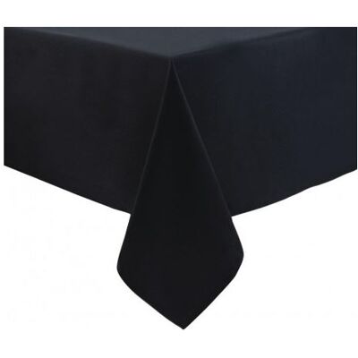 Mitre Nappe noire en polyester 1350 x 1350 mm NC - Publicité Mitre Nappe noire en polyester 1350 x 1350 mm NC - Publicité