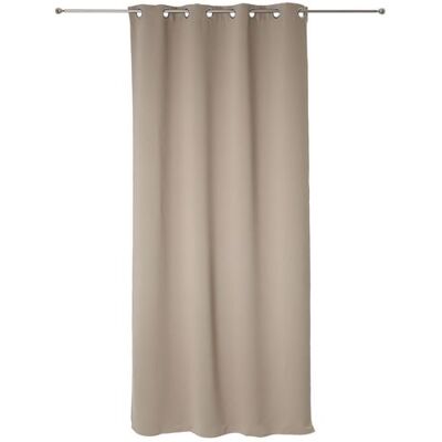 Atmosphera - Rideau occultant Louisa - 140 x 260 cm - Couleur lin - LOUISA Beige - Publicité Atmosphera - Rideau occultant Louisa - 140 x 260 cm - Couleur lin - LOUISA Beige - Publicité
