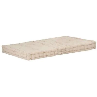 Coussin Pallet vidaXL - 120x80x10 cm Beige - Pallet Cushion - Publicité Coussin Pallet vidaXL - 120x80x10 cm Beige - Pallet Cushion - Publicité