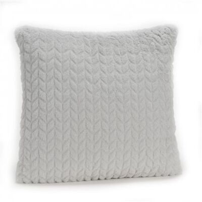 Amadeus - Chevron Gris Clair 40x40 - Polyester - Cushion - Publicité Amadeus - Chevron Gris Clair 40x40 - Polyester - Cushion - Publicité