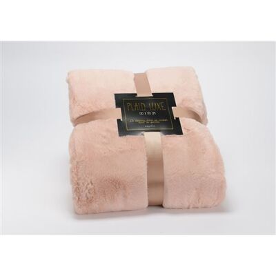 Non communiqué Plaid luxe 130x170 rose - Amadeus - Rose - Polyester Rose - Publicité Non communiqué Plaid luxe 130x170 rose - Amadeus - Rose - Polyester Rose - Publicité