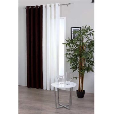 Paris Prix Atmosphera Créateur d'intérieur - Rideau "Satin" 140x260cm Choco Marron, Marron - Publicité Paris Prix Atmosphera Créateur d'intérieur - Rideau "Satin" 140x260cm Choco Marron, Marron - Publicité
