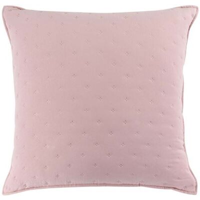 Non communiqué Housse de Coussin "Mellow" 60x60cm Rose & Blanc Rose - Publicité Non communiqué Housse de Coussin "Mellow" 60x60cm Rose & Blanc Rose - Publicité