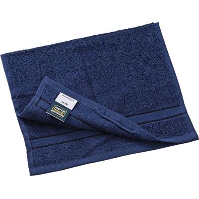 Myrtle Beach Serviette d'invité - éponge - MB436 - bleu marine Bleu - Publicité Myrtle Beach Serviette d'invité - éponge - MB436 - bleu marine Bleu - Publicité