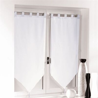 Douceur d'Intérieur - 1360931 - Voile blanc - 2 x 60 x 90 cm - Publicité Douceur d'Intérieur - 1360931 - Voile blanc - 2 x 60 x 90 cm - Publicité