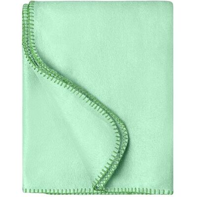 James & Nicholson Plaid couverture polaire bords droits - JN1901 - vert pastel - Publicité James & Nicholson Plaid couverture polaire bords droits - JN1901 - vert pastel - Publicité