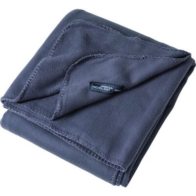 James & Nicholson Plaid couverture polaire 2 en 1 - JN900 - gris foncé Gris - Publicité James & Nicholson Plaid couverture polaire 2 en 1 - JN900 - gris foncé Gris - Publicité