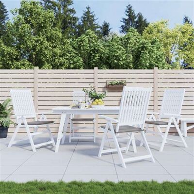 vidaXL Coussin pour Chaise de Jardin 4 pcs Gris - Coussin de Jardin - Publicité vidaXL Coussin pour Chaise de Jardin 4 pcs Gris - Coussin de Jardin - Publicité