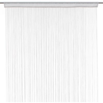 Atmosphera - Rideau fils - 90 x 200 cm - Blanc Blanc - Publicité Atmosphera - Rideau fils - 90 x 200 cm - Blanc Blanc - Publicité