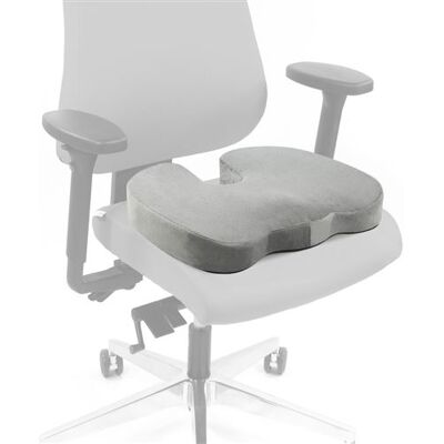 Non communiqué Coussin d'assise MEDISIT VIII antidérapant et respirant en mousse/gel velours gris hjh OFFICE Gris - Publicité Non communiqué Coussin d'assise MEDISIT VIII antidérapant et respirant en mousse/gel velours gris hjh OFFICE Gris - Publicité