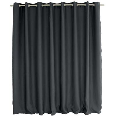 Non communiqué Enjoy Home - Rideau occultant grande largeur REGLISSE - 240 x 300 cm - Gris foncé - Reglisse Gris foncé - Publicité Non communiqué Enjoy Home - Rideau occultant grande largeur REGLISSE - 240 x 300 cm - Gris foncé - Reglisse Gris foncé - Publicité
