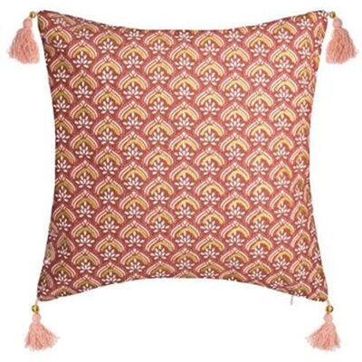 Housse de coussin Atmosphera Hindou - 40x40cm - Style Oriental - Publicité Housse de coussin Atmosphera Hindou - 40x40cm - Style Oriental - Publicité