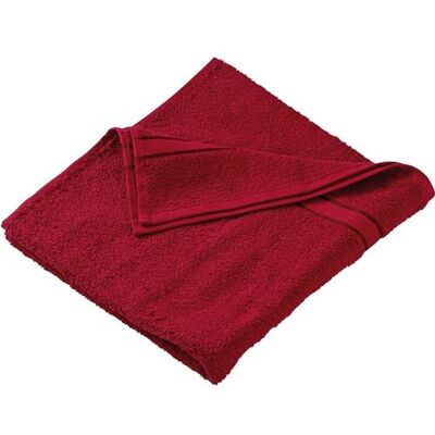 Myrtle Beach Drap de bain - éponge - MB438 - rouge foncé Rouge - Publicité Myrtle Beach Drap de bain - éponge - MB438 - rouge foncé Rouge - Publicité