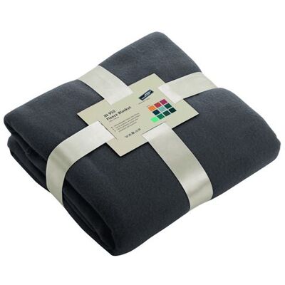 James & Nicholson Plaid couverture polaire 130 x 170 - JN950 - gris foncé - taille:unique Gris - Publicité James & Nicholson Plaid couverture polaire 130 x 170 - JN950 - gris foncé - taille:unique Gris - Publicité