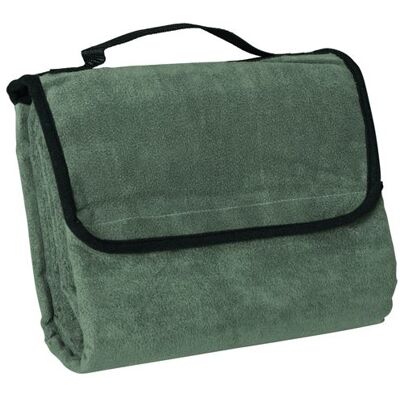 James & Nicholson Plaid couverture polaire pique-nique 130 x 150 - JN953 - vert olive - taille:unique - Publicité James & Nicholson Plaid couverture polaire pique-nique 130 x 150 - JN953 - vert olive - taille:unique - Publicité