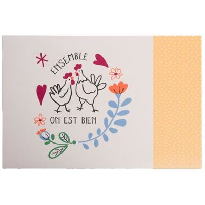 Non communiqué Set de table Flavie (lot de 2) - Amadeus - Décoré - Plastique Multicolore - Publicité Non communiqué Set de table Flavie (lot de 2) - Amadeus - Décoré - Plastique Multicolore - Publicité