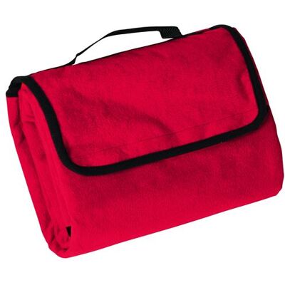 James & Nicholson Plaid couverture polaire pique-nique 130 x 150 - JN953 - rouge - taille:unique Rouge - Publicité James & Nicholson Plaid couverture polaire pique-nique 130 x 150 - JN953 - rouge - taille:unique Rouge - Publicité