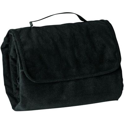 James & Nicholson Plaid couverture polaire pique-nique 130 x 150 - JN953 - noir - taille:unique Noir - Publicité James & Nicholson Plaid couverture polaire pique-nique 130 x 150 - JN953 - noir - taille:unique Noir - Publicité