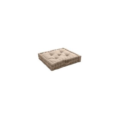 Non communiqué Coussin de sol garni - 50 x 50 cm - 100 % coton Naturel NATUREL - Publicité Non communiqué Coussin de sol garni - 50 x 50 cm - 100 % coton Naturel NATUREL - Publicité