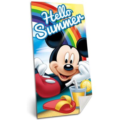 Disney serviette de plage Mickey Mouse 140 x 70 cm coton arc-en-ciel Multicolor - Publicité Disney serviette de plage Mickey Mouse 140 x 70 cm coton arc-en-ciel Multicolor - Publicité