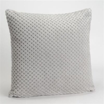 Non communiqué Coussin Damier gris - Amadeus - Gris - Polyester gris clair - Publicité Non communiqué Coussin Damier gris - Amadeus - Gris - Polyester gris clair - Publicité