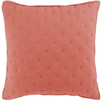 Non communiqué Housse de Coussin Mellow 40x40cm Terracotta & Blanc - Publicité Non communiqué Housse de Coussin Mellow 40x40cm Terracotta & Blanc - Publicité