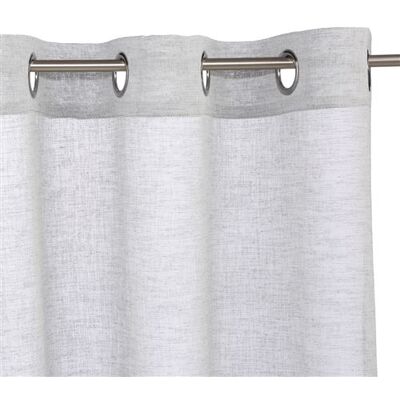 Atmosphera - Voilage Fred - 140 x 240 cm - Gris - FRED Gris - Publicité Atmosphera - Voilage Fred - 140 x 240 cm - Gris - FRED Gris - Publicité
